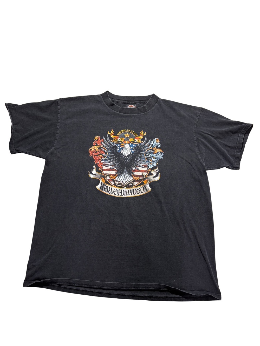 1998 Harley-Davidson Eagle Graphic Short Sleeve T-Shirt XL Virginia Beach VA